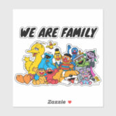 Sesamstraat | Portret Sesame Pals Group Sticker (Vel)