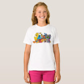 Sesamstraat | Portret Sesame Pals Group T-shirt (Voorkant volledig)