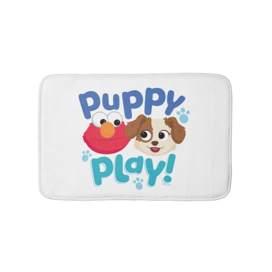 Sesamstraat | Puppy Play Elmo & Tango Badmat (Voorkant)