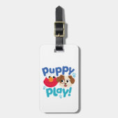 Sesamstraat | Puppy Play Elmo & Tango Bagagelabel (Voorkant verticaal)