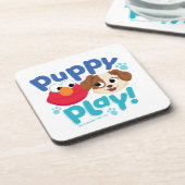 Sesamstraat | Puppy Play Elmo & Tango Bier Onderzetter (Linkerzijde)