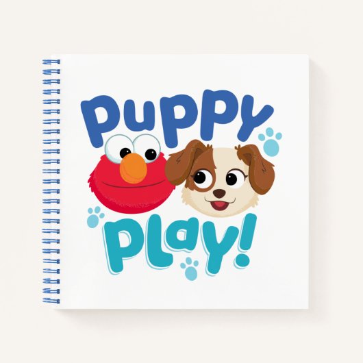 Sesamstraat | Puppy Play Elmo & Tango Notitieboek (Voorkant)