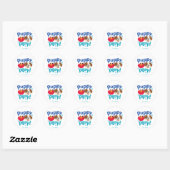Sesamstraat | Puppy Play Elmo & Tango Ronde Sticker (Vel)