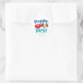 Sesamstraat | Puppy Play Elmo & Tango Ronde Sticker (Tas)