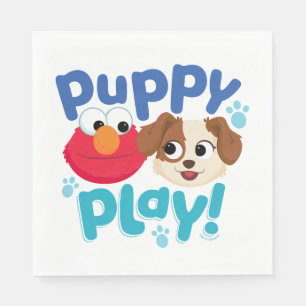 Sesamstraat Puppy Play Elmo & Tango Servet