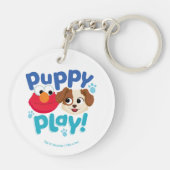 Sesamstraat | Puppy Play Elmo & Tango Sleutelhanger (Achterkant)