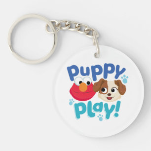 Sesamstraat   Puppy Play Elmo & Tango Sleutelhanger
