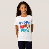 Sesamstraat | Puppy Play Elmo & Tango T-shirt (Voorkant volledig)