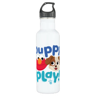 Sesamstraat Puppy Play Elmo & Tango Waterfles