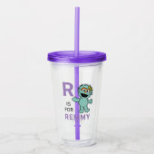 Sesamstraat | R voor Rosita | Jouw namen toevoegen Acryl Drinkbeker (Voorkant)