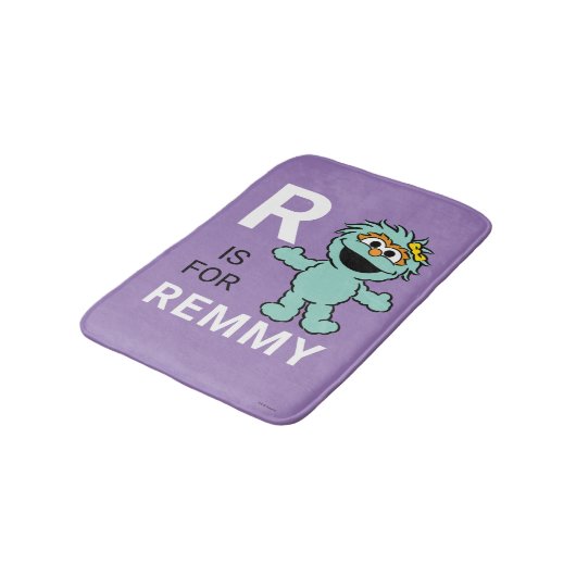 Sesamstraat | R voor Rosita | Jouw namen toevoegen Badmat (Gekanteld)