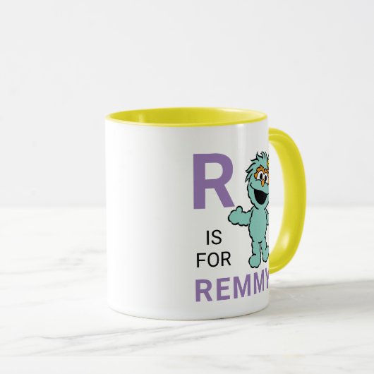 Sesamstraat | R voor Rosita | Jouw namen toevoegen Mok (Voorkant rechts)