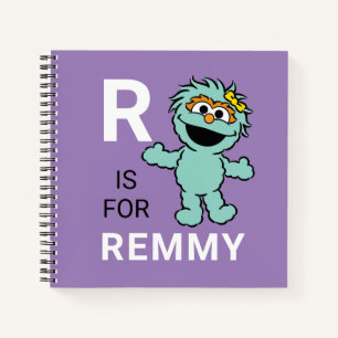 Sesamstraat R voor Rosita Jouw namen toevoegen Notitieboek