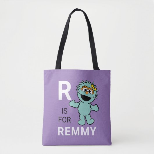Sesamstraat | R voor Rosita | Jouw namen toevoegen Tote Bag (Voorkant)