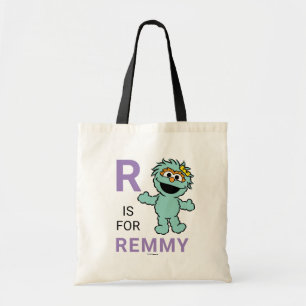 Sesamstraat   R voor Rosita   Jouw namen toevoegen Tote Bag