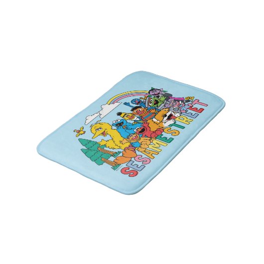 Sesamstraat | Regenbooggolf Badmat (Gekanteld)