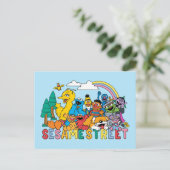 Sesamstraat | Regenbooggolf Briefkaart (Staand voorkant)