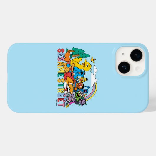Sesamstraat | Regenbooggolf Case-Mate iPhone Case (Achterkant (horizontaal))