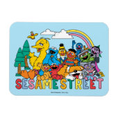 Sesamstraat | Regenbooggolf Magneet (Horizontaal)