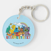 Sesamstraat | Regenbooggolf Sleutelhanger (Achterkant)