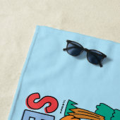 Sesamstraat | Regenbooggolf Strandlaken (In situ)