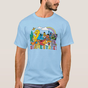Sesamstraat   Regenbooggolf T-shirt