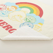 Sesamstraat | Regenbooggrafie | Jouw namen toevoeg Sherpa Deken (3/4)