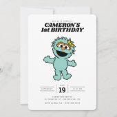 Sesamstraat Rosita - Birthday Kaart (Voorkant)