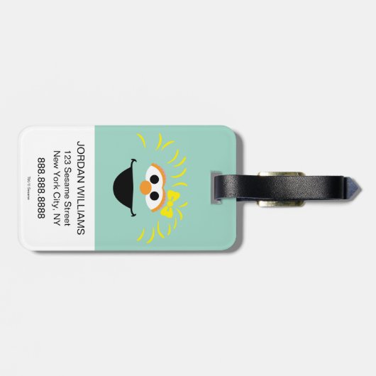 Sesamstraat | Rosita Face Art Bagagelabel (Achterkant horizontaal)