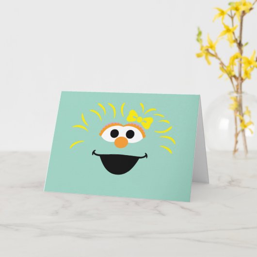 Sesamstraat | Rosita Face Art Kaart (Gele Bloem)