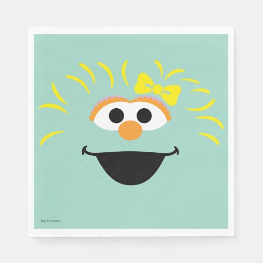 Sesamstraat | Rosita Face Art Servet (Voorkant)