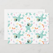 Sesamstraat | Rosita Music Scribble Pattern Briefkaart (Voorkant / Achterkant)