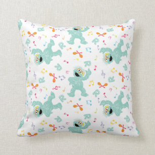 Sesamstraat   Rosita Music Scribble Pattern Kussen