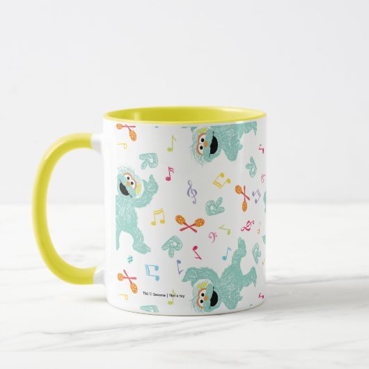 Sesamstraat | Rosita Music Scribble Pattern Mok (Links)