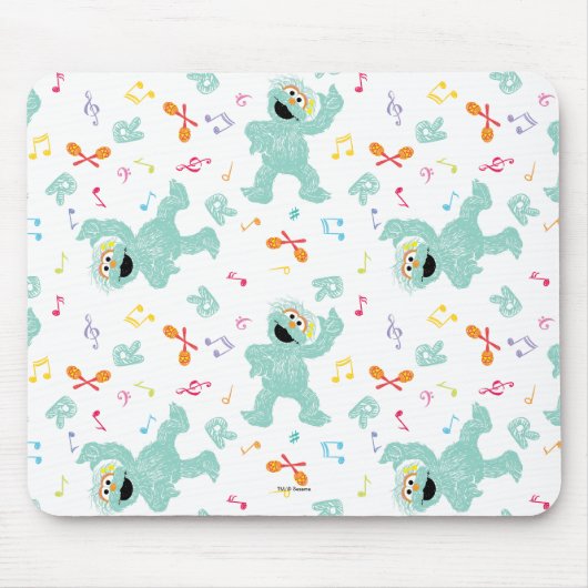 Sesamstraat | Rosita Music Scribble Pattern Muismat (Voorkant)