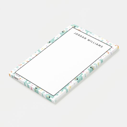 Sesamstraat | Rosita Music Scribble Pattern Post-it® Notes (Schuin)