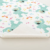 Sesamstraat | Rosita Music Scribble Pattern Sherpa Deken (3/4)