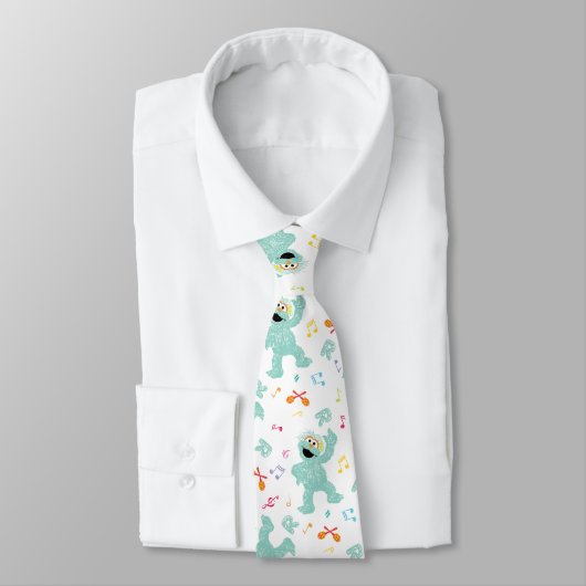 Sesamstraat | Rosita Music Scribble Pattern Stropdas (Gebonden)