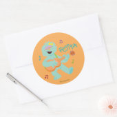Sesamstraat | Rosita-spelgitaar Ronde Sticker (Envelop)