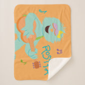 Sesamstraat | Rosita-spelgitaar Sherpa Deken (Voorkant)