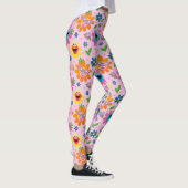 Sesamstraat roze bloemenpatroon leggings (Rechts)