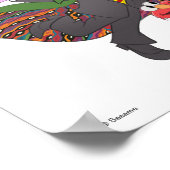 Sesamstraat Run! Tekenillustratie Poster (Hoek)