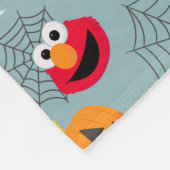 Sesamstraat Schattige Halloweenpatroon Fleece Deken (Hoek)
