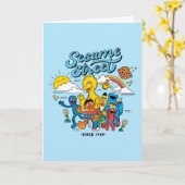 Sesamstraat | Sedert 1969 Happy Birthday Kaart (Gele Bloem)