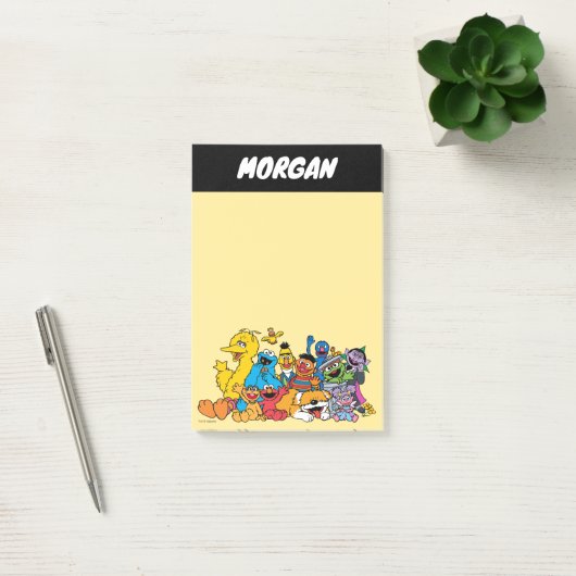 Sesamstraat | Sesame Pals Group | Naam toevoegen Post-it® Notes (Kantoor)