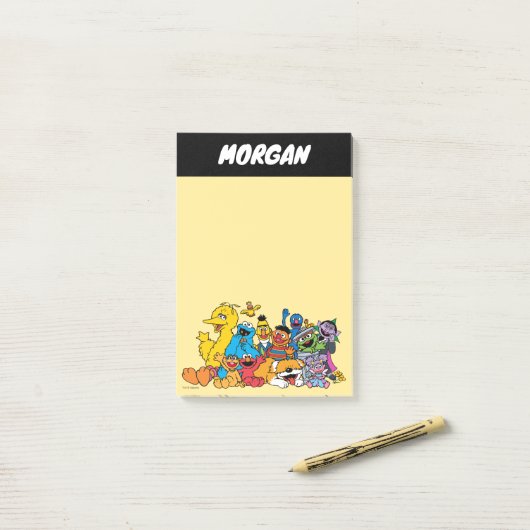 Sesamstraat | Sesame Pals Group | Naam toevoegen Post-it® Notes (Op bureau)