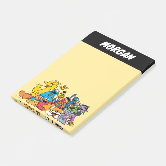 Sesamstraat | Sesame Pals Group | Naam toevoegen Post-it® Notes (Schuin)