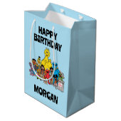 Sesamstraat | Sesame Pals Happy Birthday Medium Cadeauzakje (Achterkant Gekanteld)