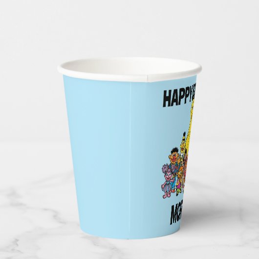 Sesamstraat | Sesame Pals Happy Birthday Papieren Bekers (Rechts)