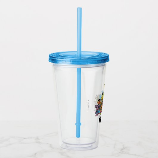 Sesamstraat | Sesamobjecten Jouw naam toevoegen Acryl Drinkbeker (Rechts)